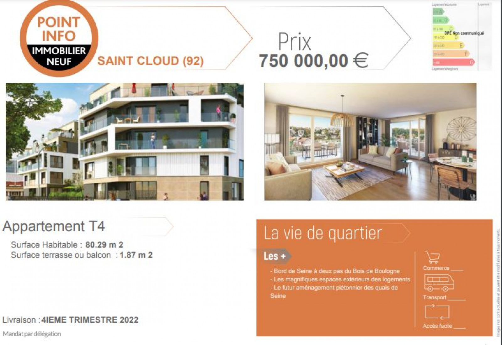 Image_, Appartement, Saint-Cloud, ref :DPIStCloud4p80